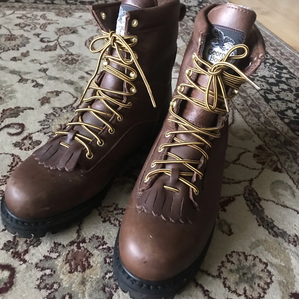 Mens brown Georgia Boots